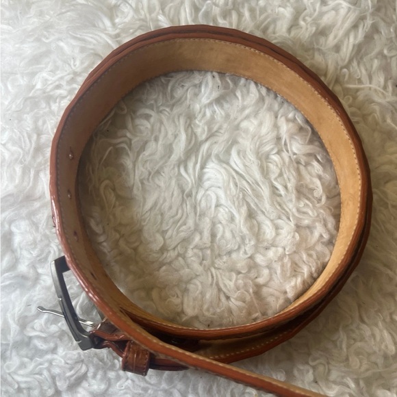 Cuadra Fuscus Skin genuine caiman Belt - Picture 3 of 7